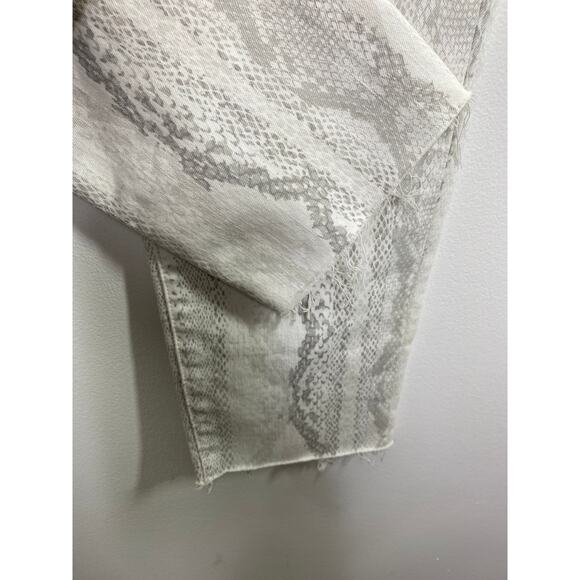 Joe's Jeans Hi (Rise) Honey Cream Grey Curvy Skinny Ankle Jeans Women's Size 31 - Picture 6 of 11